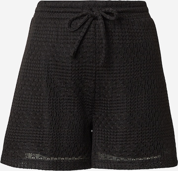 VILA Regular Housut 'VIMIRONA' värissä musta: etupuoli