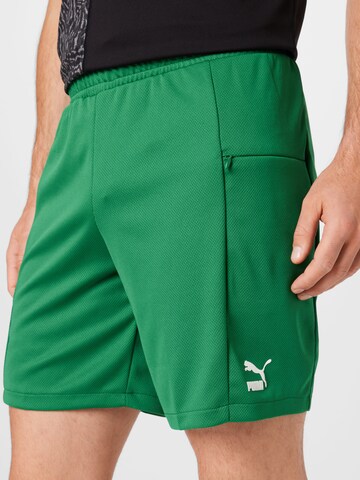 Regular Pantalon de sport PUMA en vert