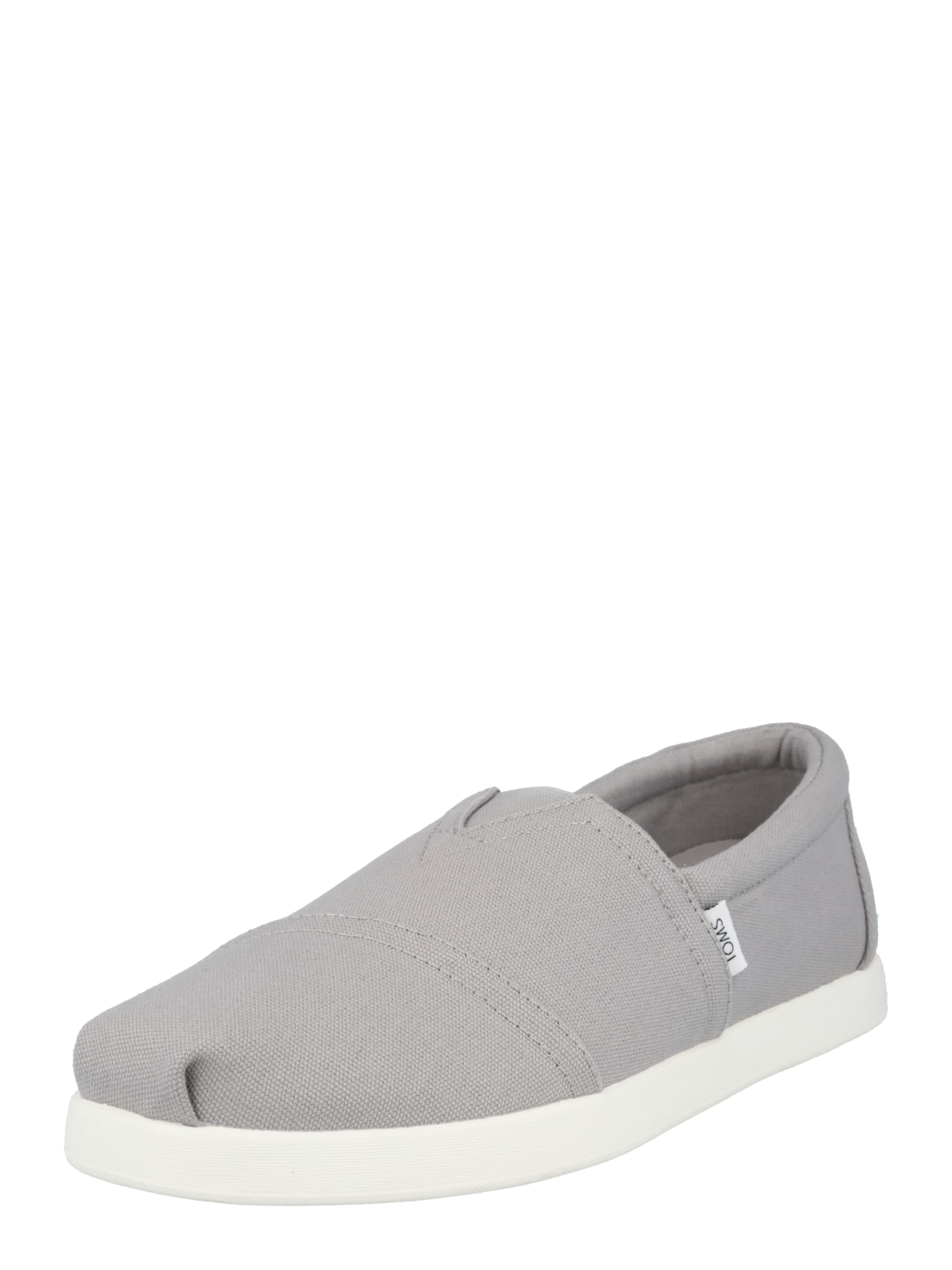 Espadrilles TOMS en gris : devant