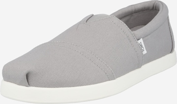 Chaussure basse TOMS en gris : devant