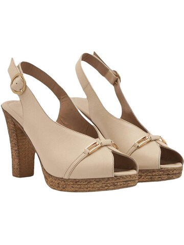 Limoya Slingback Pumps 'Bernis' in Beige