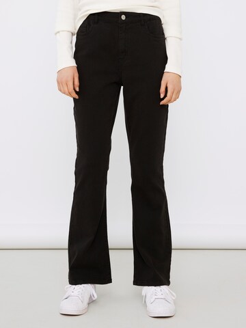 Wide leg Jeans 'TAZZA' di LMTD in nero