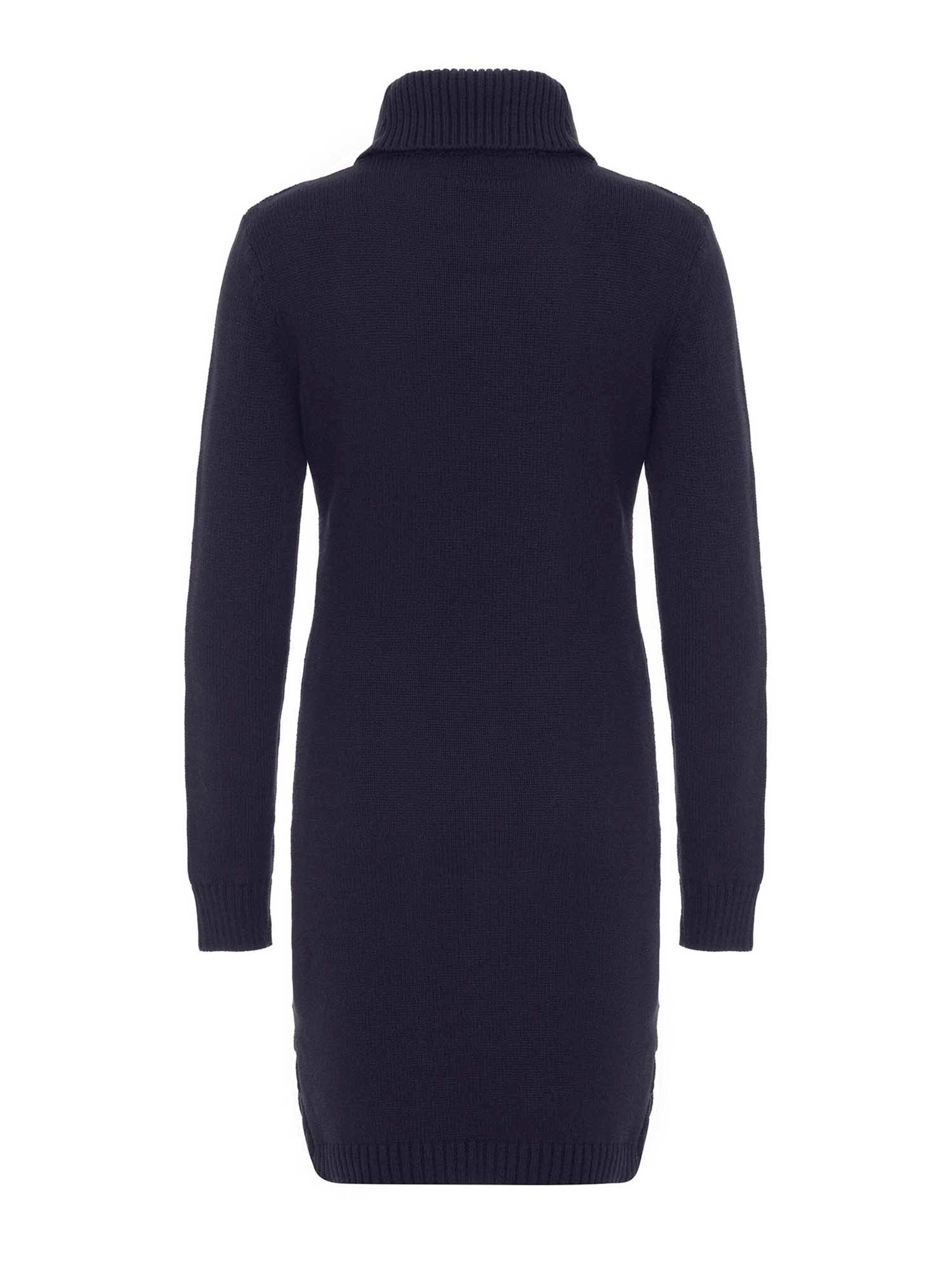 Moxx Paris Pletené šaty 'Belicia' - Modrá