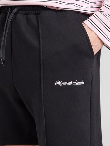 JACK & JONES - Loosefit Pantalón 'JWHBILL FLETCHER' en negro