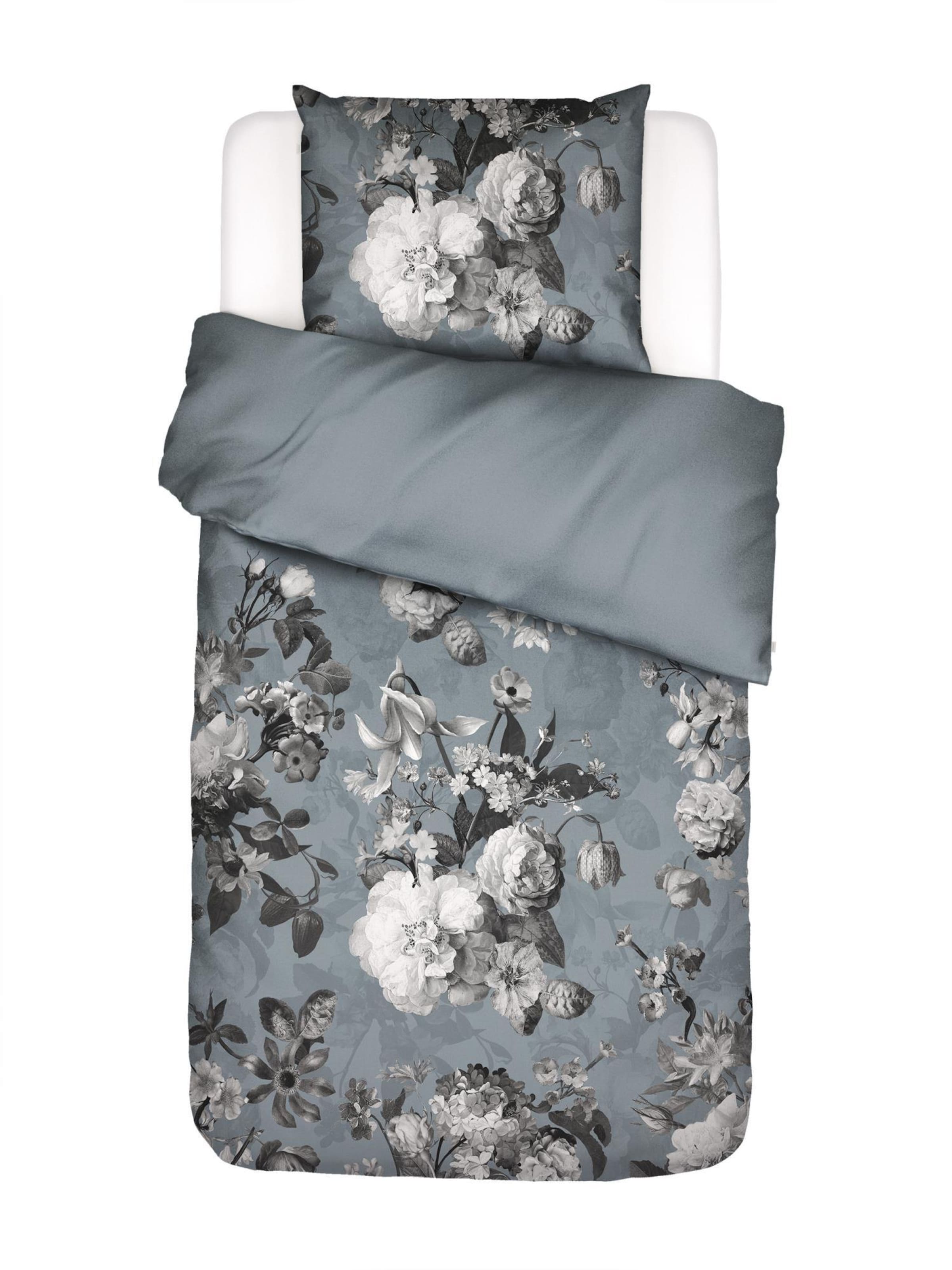 ESSENZA Duvet Cover 'Floor' in Grey: front