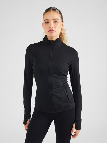 Fabletics Sports jacket in Black: front