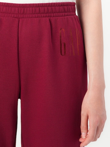 GAP Loosefit Παντελόνι σε κόκκινο
