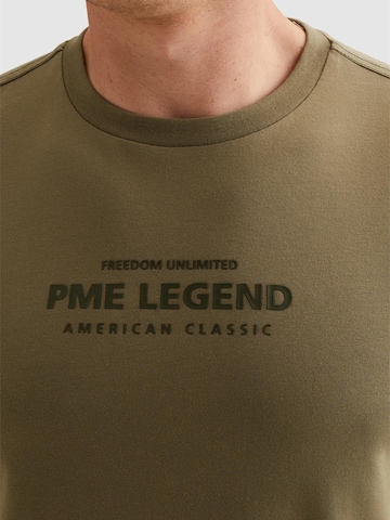 PME Legend T-shirt 'T-shirt in a cotton blend with artwork' i grön