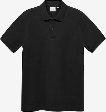 Tricou 'REA' de la MANGO MAN pe negru: față