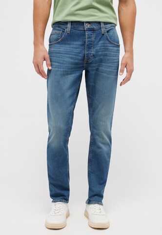 MUSTANG Tapered Jeans in Blue: front