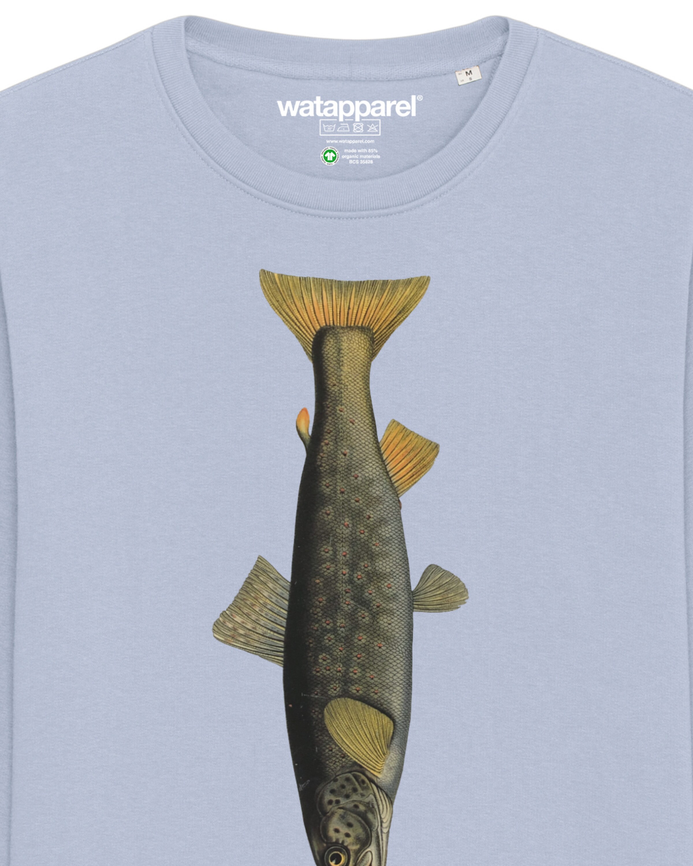 Watapparel Sweatshirt 'Forelle' in Blue