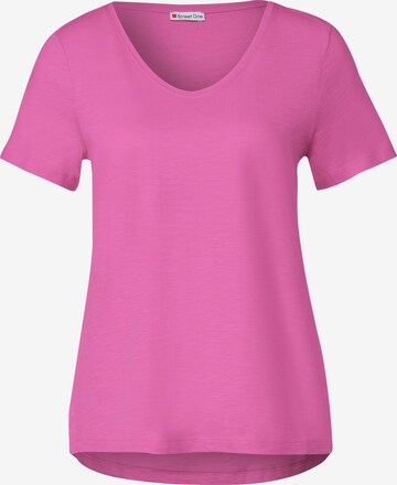 STREET ONE Shirt in Pink: front