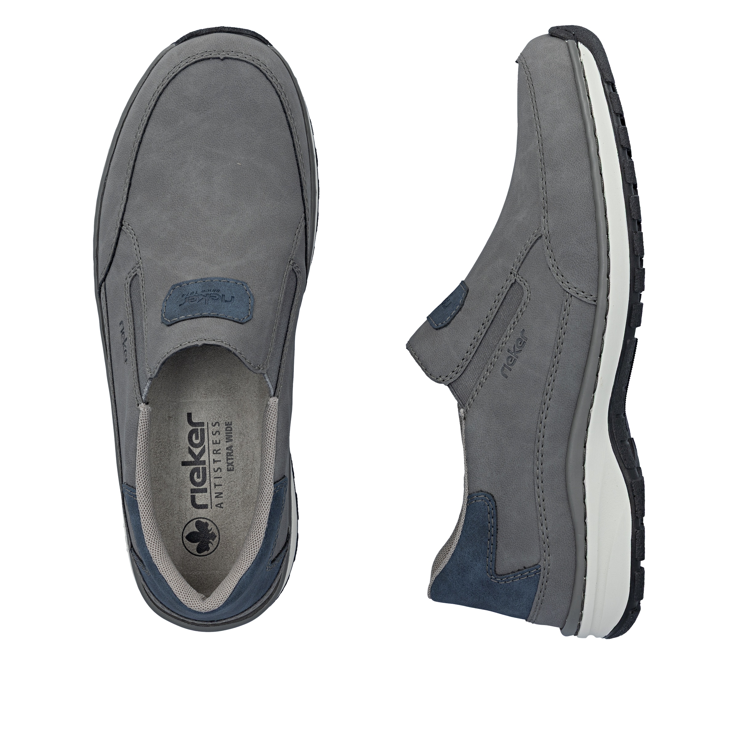 Rieker Slipper in Grau