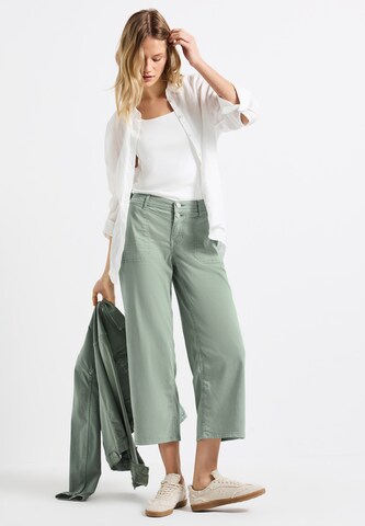 STREET ONE Wide leg Jeans in Green