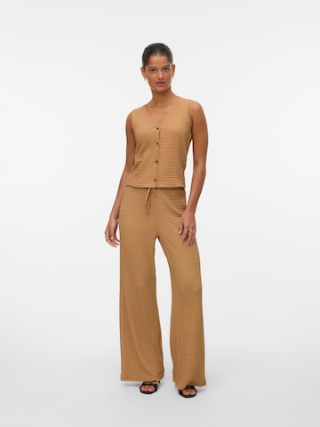 VERO MODA - Pierna ancha Pantalón 'VMLINA' en marrón
