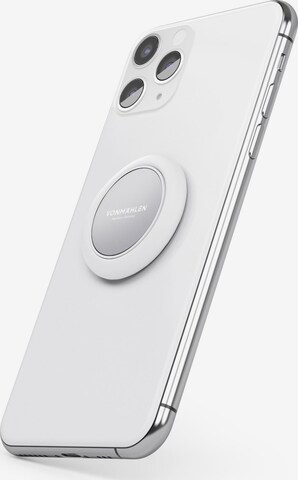 VONMÄHLEN Smartphone Case 'Backflip Signature' in Silver: front