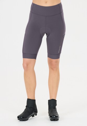 ENDURANCE Skinny Sports trousers 'Bray' in Brown: front