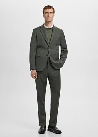 MANGO MAN Regular fit Business Blazer 'Milan' in Green