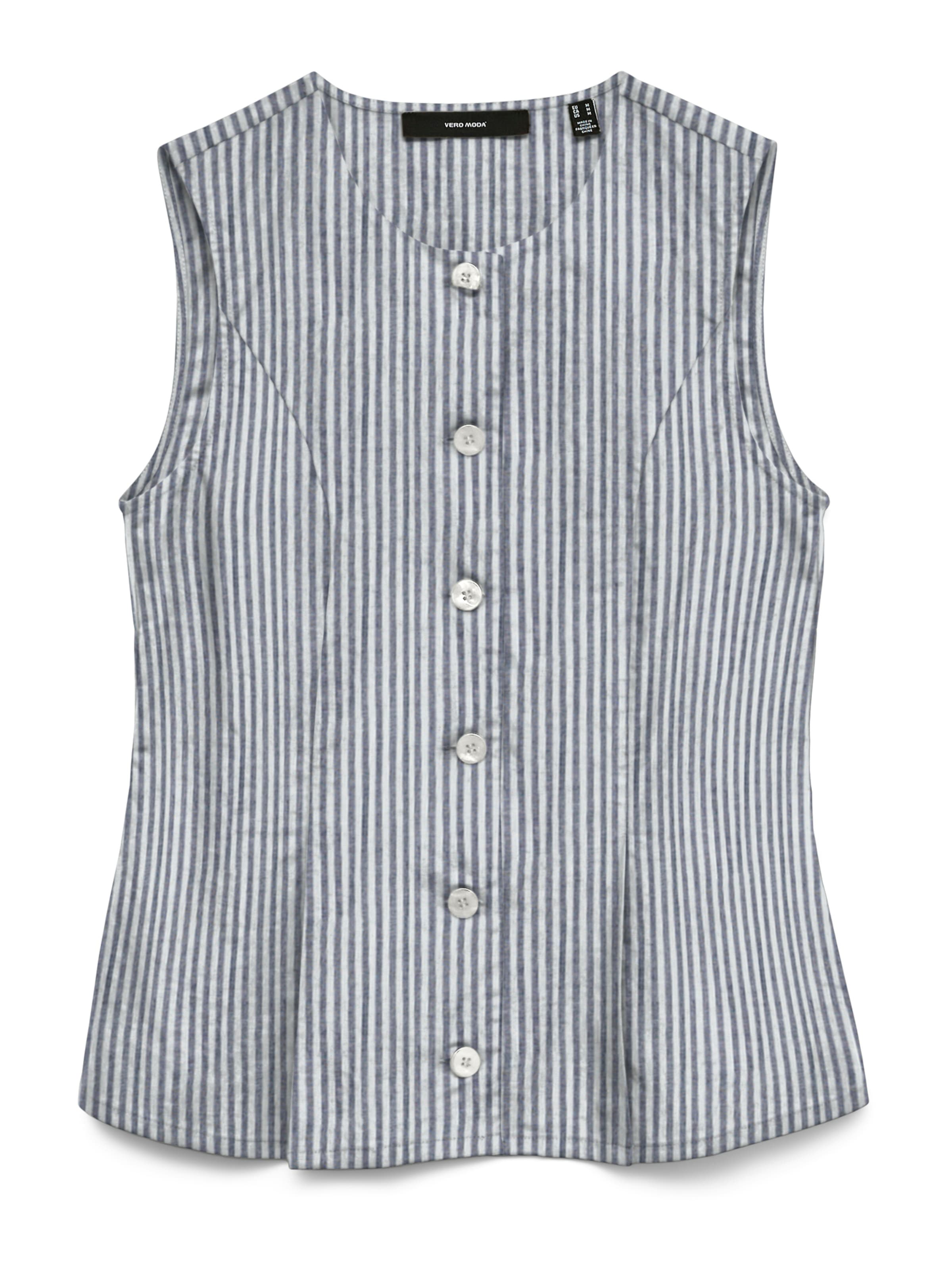 VERO MODA Елек 'VMSELMA' в синьо: отпред