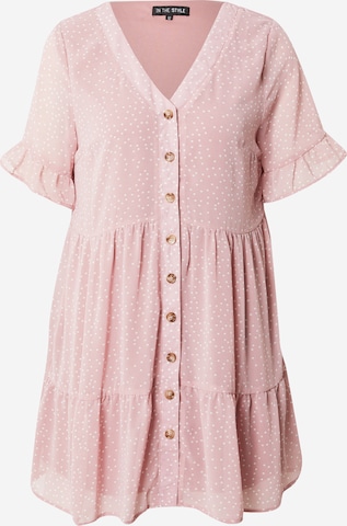In The Style Curve Kleid 'DANI' in Pink: predná strana
