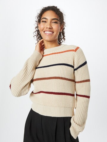 Femme Luxe Pullover 'RAQUEL' in Beige: predná strana