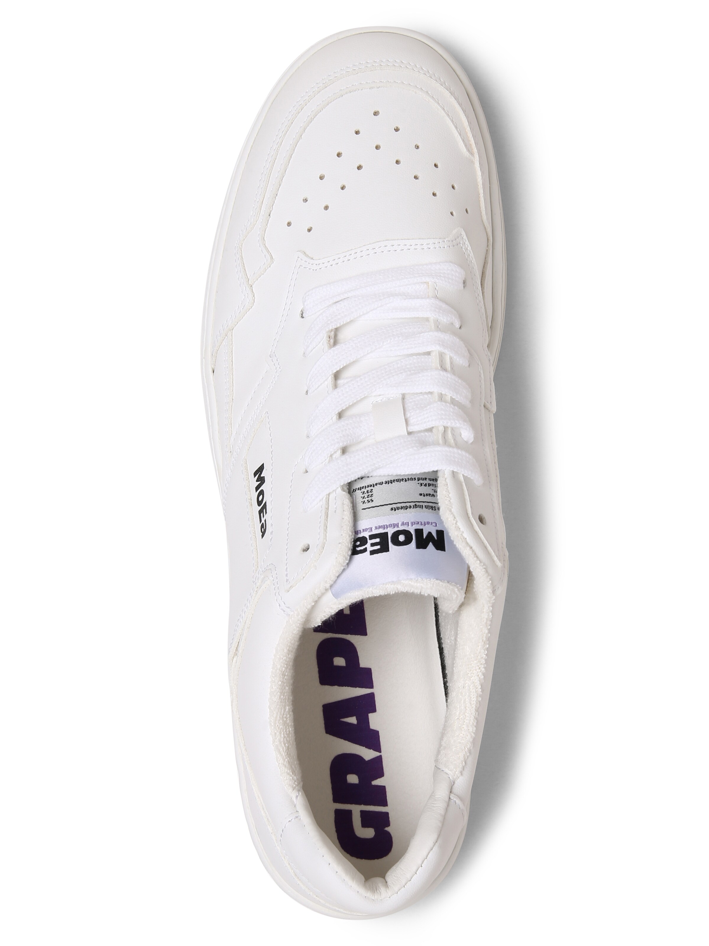 Sneaker bassa 'Gen1' di MoEa in bianco