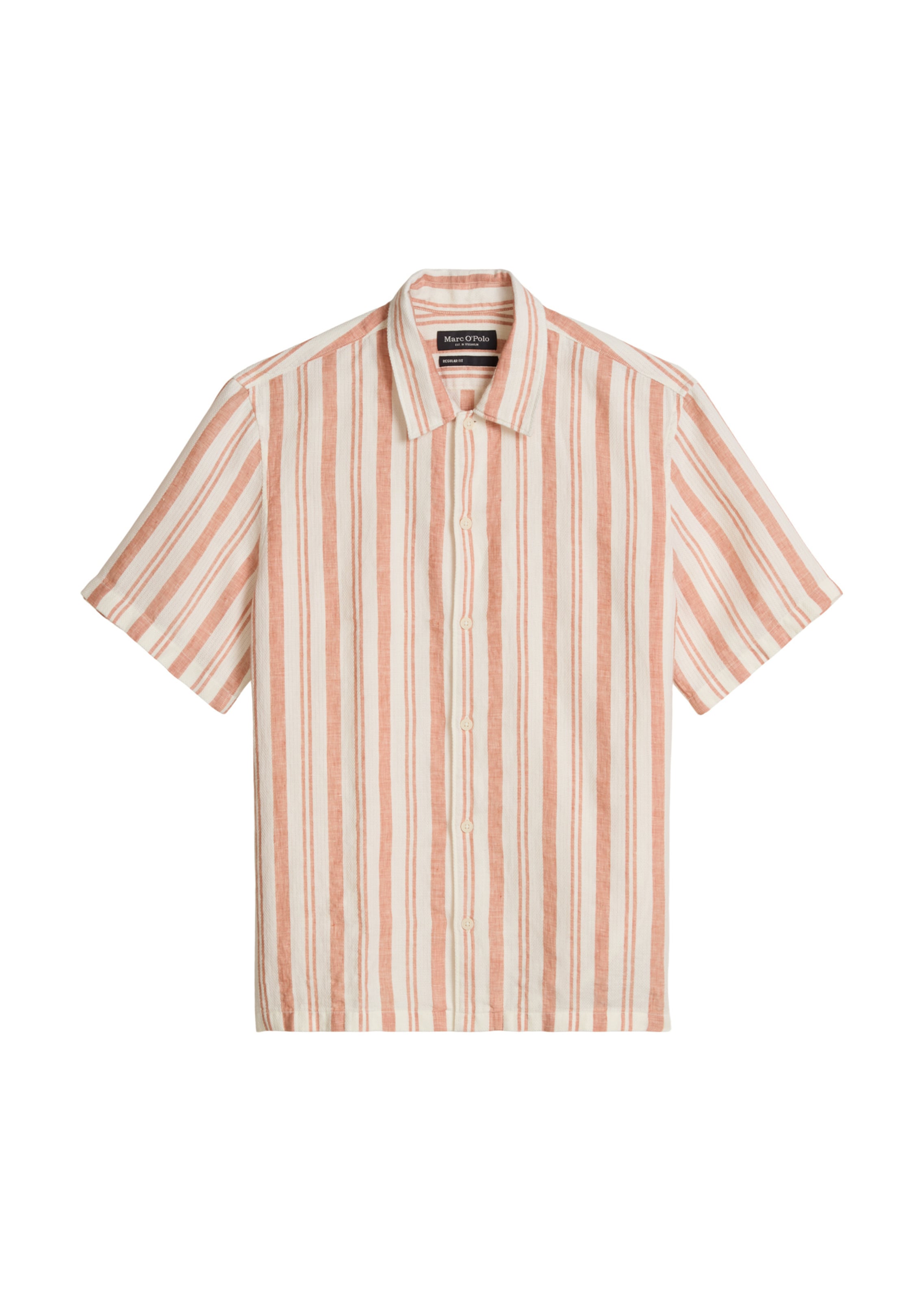 Marc O'Polo Regular fit Button Up Shirt in Beige: front