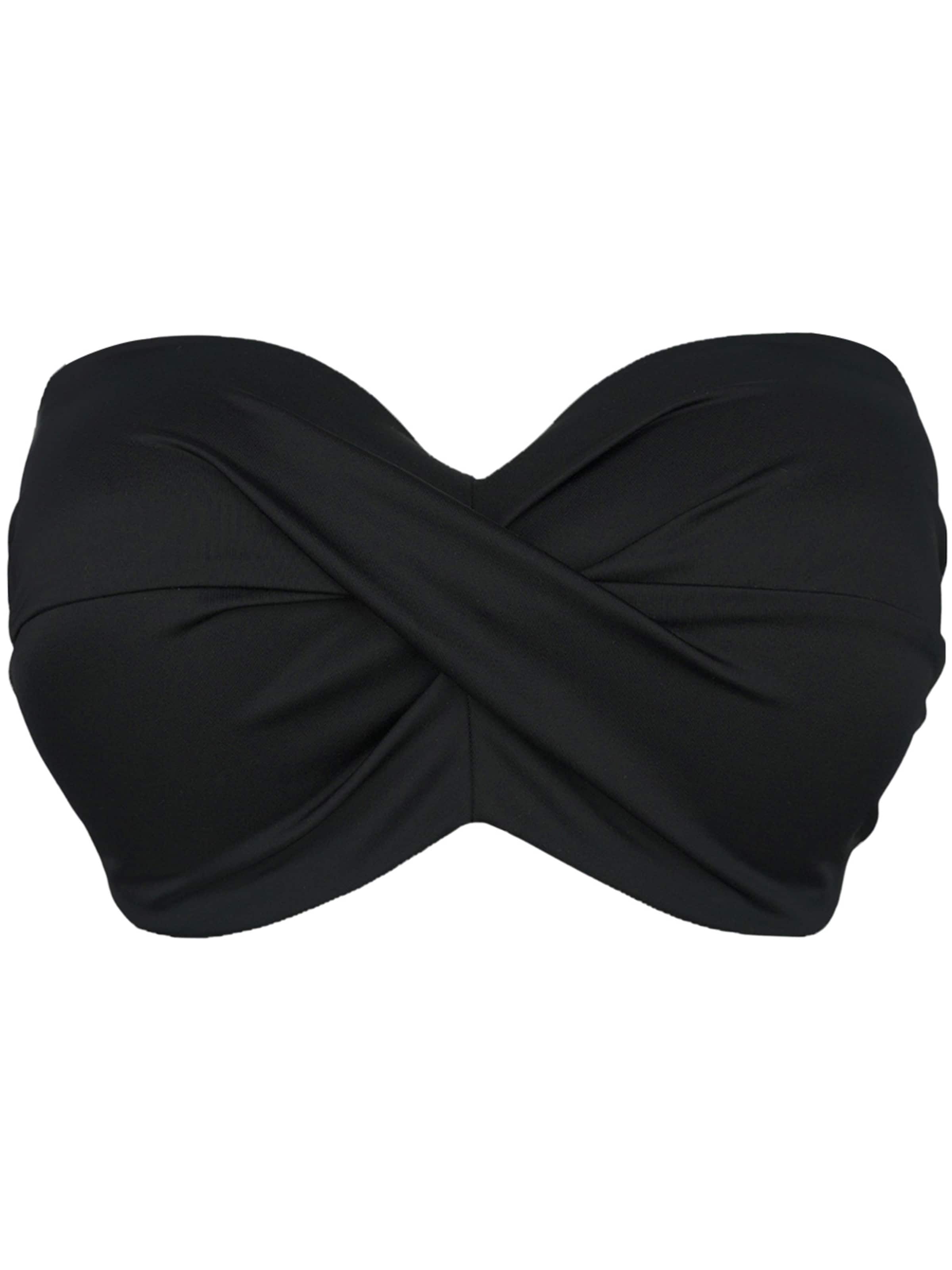 SugarShape Bandeau Góra bikini w kolorze czarny: przód