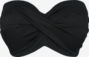 SugarShape Bandeau Góra bikini w kolorze czarny: przód