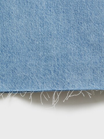 MANGO Wide Leg Jeans 'EDANILA' in Blau