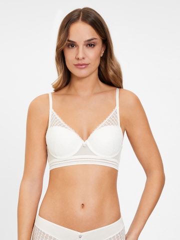 s.Oliver Push-up Behå i beige: framsida