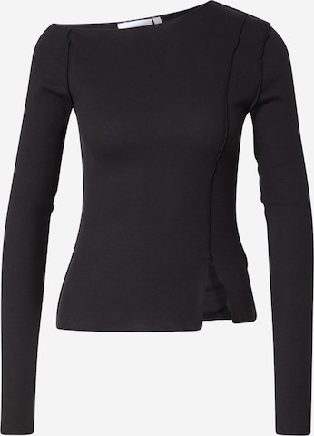 WEEKDAY Shirt in Schwarz: predná strana