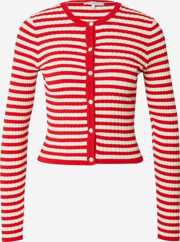 TOMMY HILFIGER - Casaco de malha em vermelho: frente