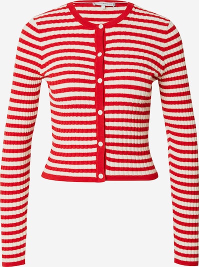 TOMMY HILFIGER Cardigan en rouge / blanc, Vue avec produit