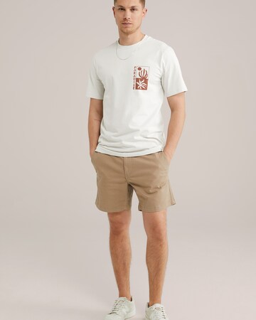 T-Shirt WE Fashion en beige