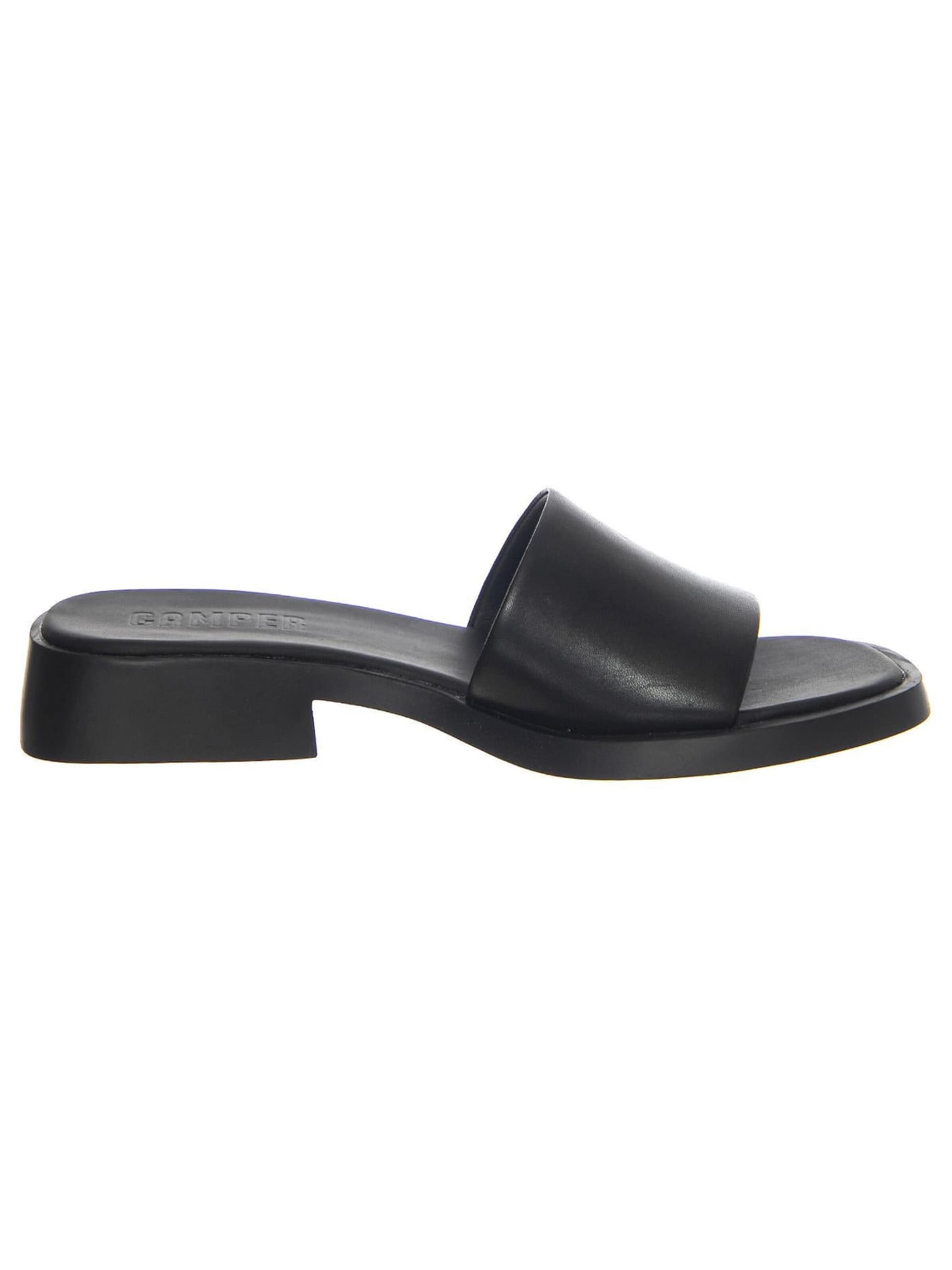 CAMPER Pantoletter 'Ultrasoft Black/Dana Black' i sort