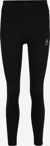 Skinny Pantalon de sport 'Essentials' ODLO en noir : devant