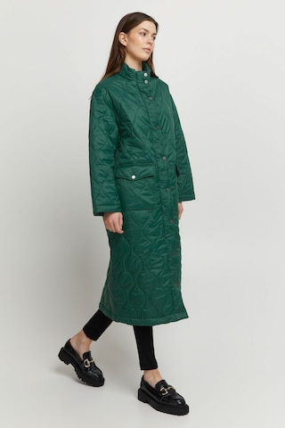 b.young Between-Seasons Coat 'Byasine Coat' in Green: front