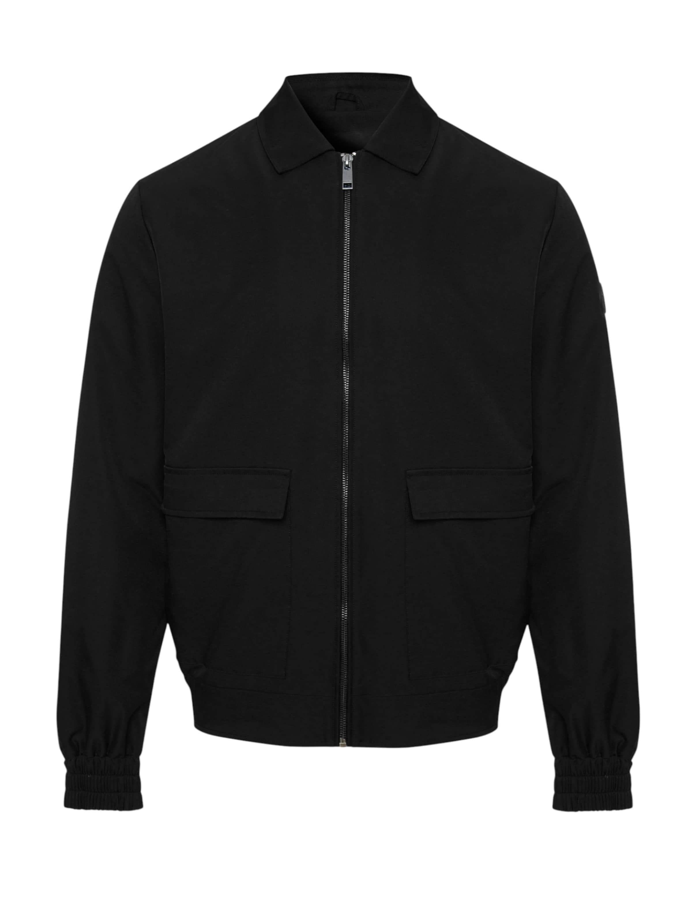 Threadbare Jacke 'Sonton' in Schwarz: Vorderseite
