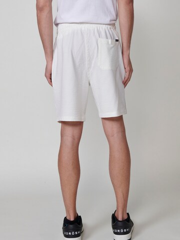 Loosefit Pantalon KOROSHI en blanc