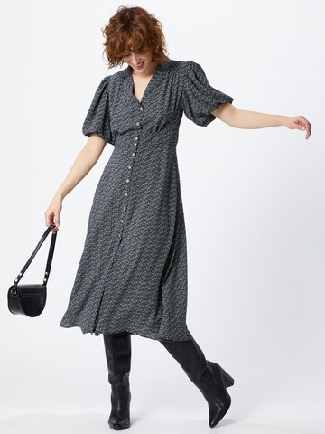 Louche Shirt dress 'Echo Galaxy' in Black