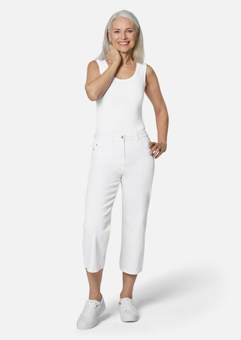 Regular Pantalon Goldner en blanc