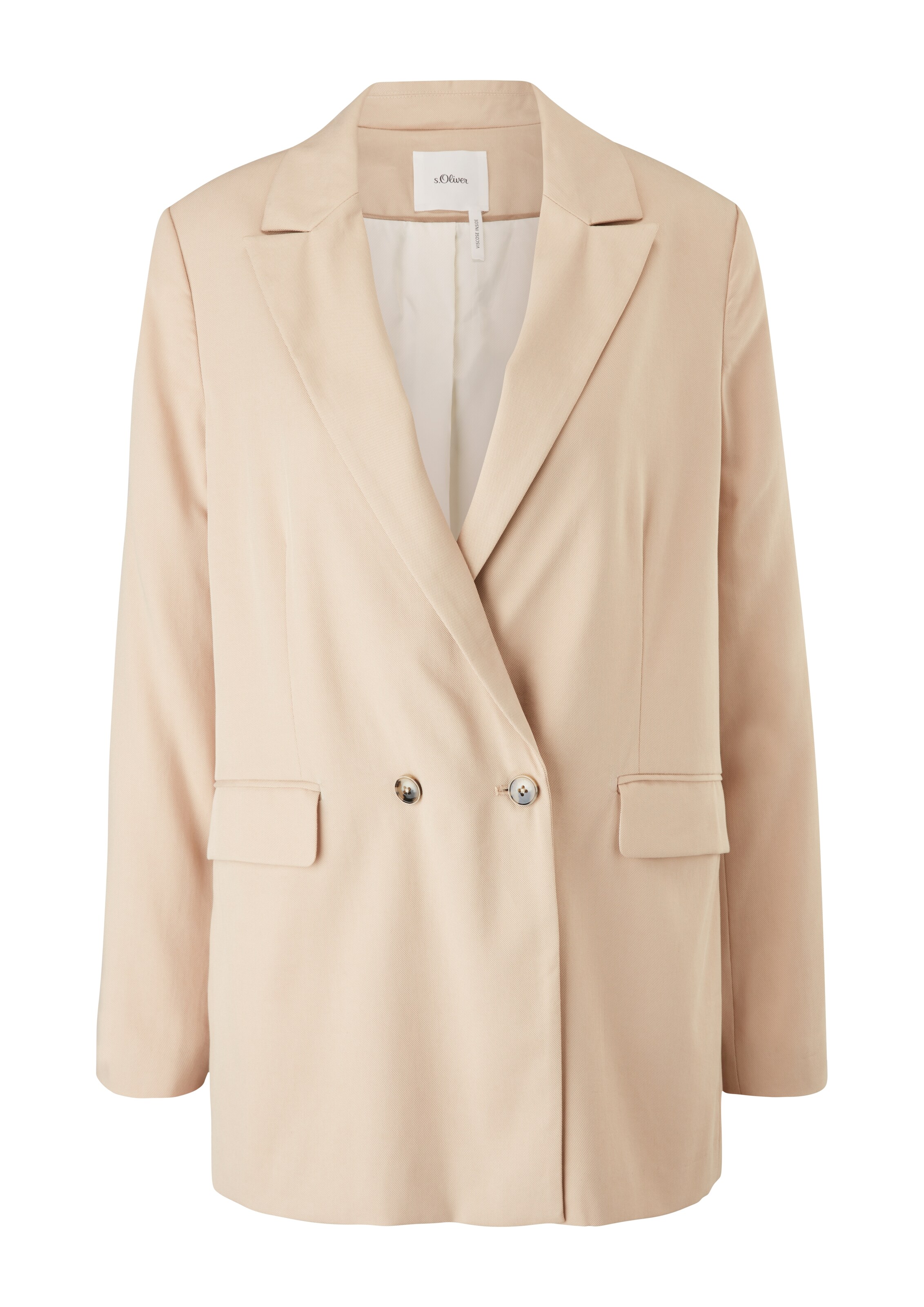 s.Oliver BLACK LABEL Blazers in Beige: voorkant