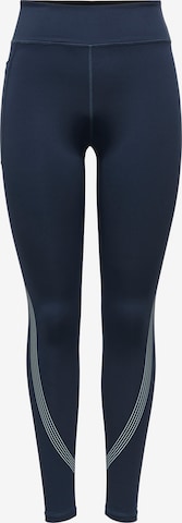 mėlyna ONLY PLAY Prigludęs Sportinės kelnės 'ONPMila-2-Contra Life': priekis