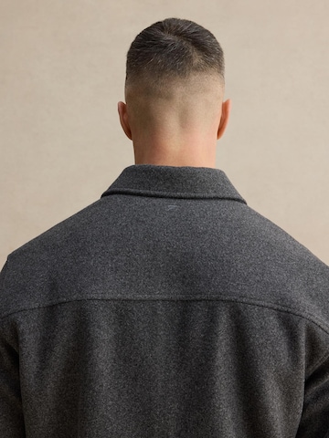 DAN FOX APPAREL Comfort fit Srajca 'Ali' | siva barva