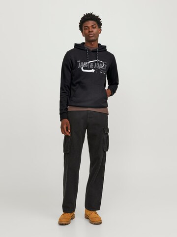 Felpa 'JCOBlack' di JACK & JONES in nero
