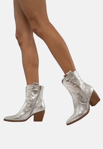 Salinyang Comwboystøvler i sølv