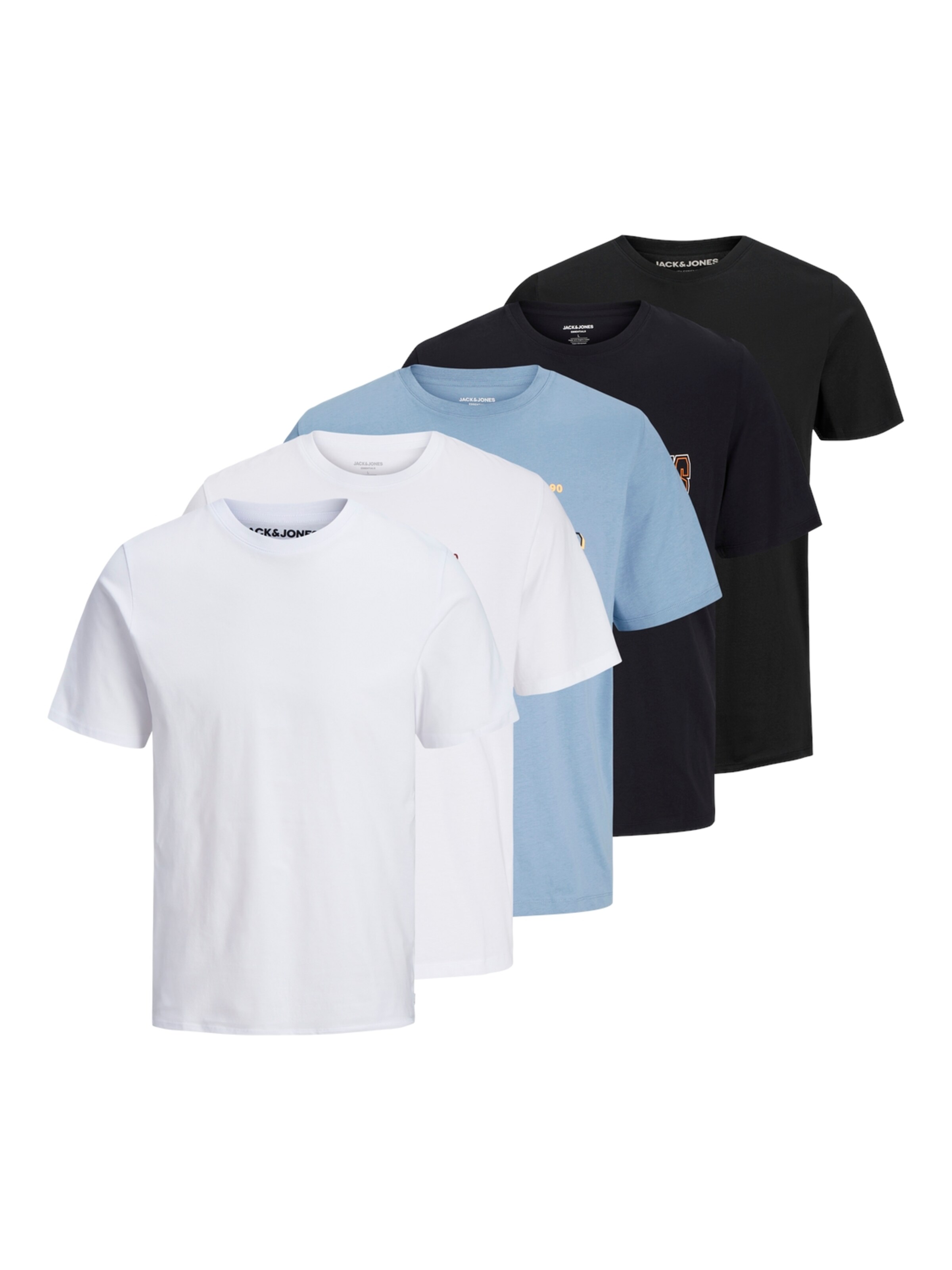 JACK & JONES T-Shirt 'JJCyber' in Blau: Vorderseite