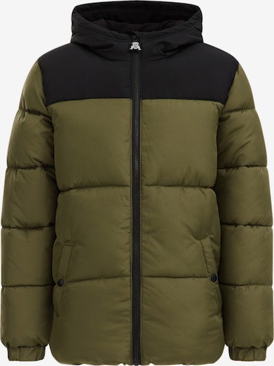 WE Fashion Winter Jacket in Green / Black, Item view