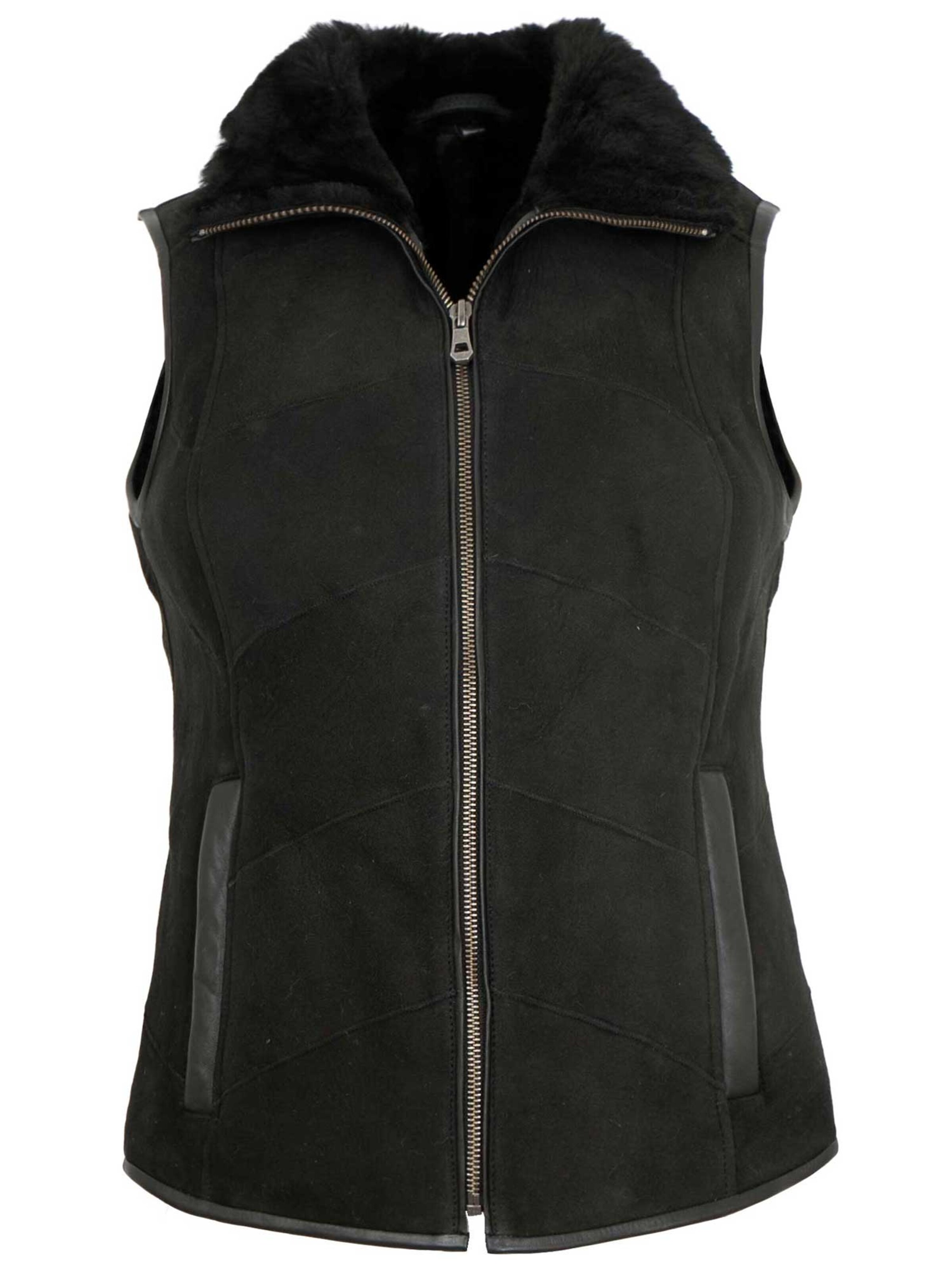 MADDOX Vest 'Mariel' in Black: front